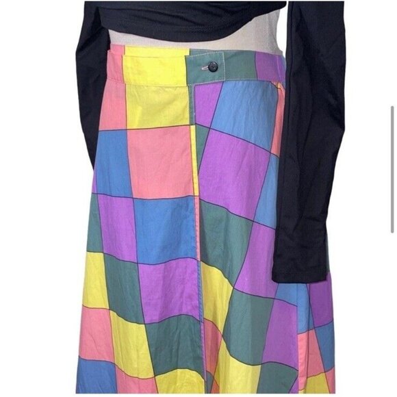 SWF Cuixmala Maxi Skirt Cuixmala Check - Picture 8 of 9